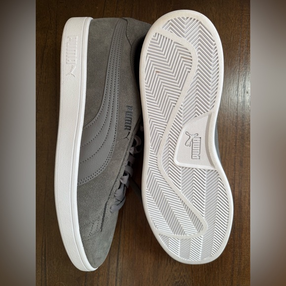Puma Gray Suede Low-Top Sneakers – SoftFoam+ Comfort – Men’s US 14 - Picture 10 of 10